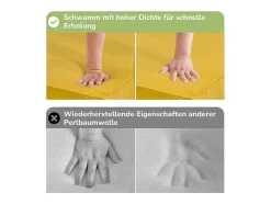 Vente-unique Spel Voor Binnen-6 Bouwstenen Voor Kinderen Of Baby'S - Trappen En Glijbaan - Klimspeelgoed - Pu + Epe - Gratis Combinatie