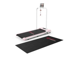 Vente-unique Fitness-2 In 1 Elektrische Vouwpartij Met Lcd -Scherm Versterkt Frame Voor Thuiskantoor