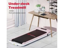Vente-unique Fitness-2 In 1 Elektrische Vouwpartij Met Lcd -Scherm Versterkt Frame Voor Thuiskantoor