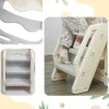 ModernLuxe Spel Voor Buiten-5 In 1 Glijbaan - Met Trap, Schommel, Opbergruimte, Basketbalring - Lichtgrijs