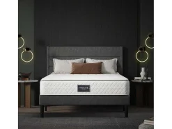 Vente-unique Latex Matras-140 X 200 Cm Matras Met 7-Zone Pocketveren En Hr-Foam, 25 Cm Dik - Merax