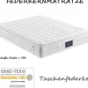 Vente-unique Latex Matras-160 X 200 Cm Matras Met 7-Zone Pocketveren En Hr-Schuim, 25 Cm Dik - Merax
