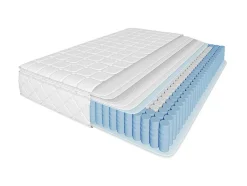 Vente-unique Latex Matras-160 X 200 Cm Matras Met 7-Zone Pocketveren En Hr-Schuim, 25 Cm Dik - Merax