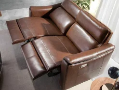 Angel Cerda 2En 3-Zitsbank-2 Zits Leren Relaxbank 6165