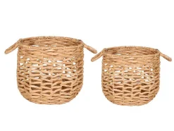 House Nordic Opbergaccessoire-Adra Mand O30/35Cm Set Van 2 Naturel.