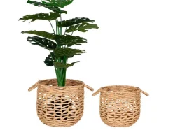 House Nordic Opbergaccessoire-Adra Mand O30/35Cm Set Van 2 Naturel.