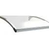 Vente-unique Luifel En Afdak-Afdat Met Leds Neoned Van Aluminium - 150 X 100 Cm
