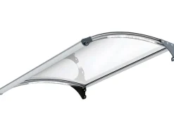 Vente-unique Luifel En Afdak-Afdat Met Leds Neoned Van Aluminium - 150 X 100 Cm