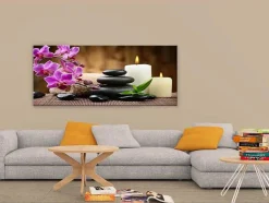 EPIKASA Decoratieve Wandplaat-Afdrukken Op Canvas Relax, Veelkleurig, 100X3X70 Cm,