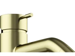 Shower & Design Kraan-Afgeronde Mechanische Mengkraan - Goud Met Satijnglans - Adour