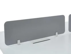 Workēa Kantoormeubilair-Afscheiding Voor Professioneel Bureau - Stof - Grijs - L130 Cm - Downtown