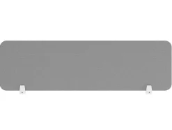Workēa Kantoormeubilair-Afscheiding Voor Professioneel Bureau - Stof - Grijs - L130 Cm - Downtown