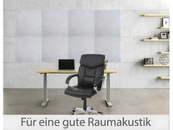 Vente-unique Wandpaneel-Akoestisch Wandpaneel Mcw-L52 (Set Van 4), Lichtgrijs