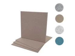 Vente-unique Wandpaneel-Akoestisch Wandpaneel Mcw-L52 (Set Van 4), Lichtbruin
