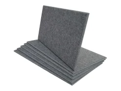 Vente-unique Wandpaneel-Akoestisch Wandpaneel Mcw-L52 (Set Van 6), Grijs