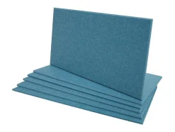 Vente-unique Wandpaneel-Akoestisch Wandpaneel Mcw-L52 (Set Van 6), Blauw