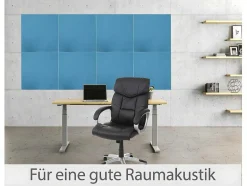Vente-unique Wandpaneel-Akoestisch Wandpaneel Mcw-L52 (Set Van 4), Blauw