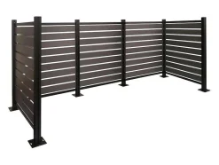 Vente-unique Tuinhuis-Aluminium Afvalemmerhek Mcw-K57, Grijs