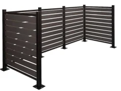 Vente-unique Tuinhuis-Aluminium Afvalemmerhek Mcw-K57, Grijs
