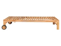 Vente-unique Ligstoel-Andorra Loungemeubel Ligbed Naturel.