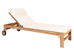 Vente-unique Ligstoel-Andorra Loungemeubel Ligbed Naturel.