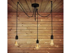 EPIKASA Aanbiedingen: Woonaccessoires-Andria Hanglamp, Zwart, 180 X 180 X 93 Cm,