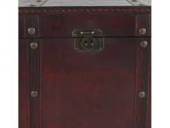 Vente-unique Kleine Opberger En Slaapkameraccessoire-Antibes Houten Kist, Hoekig
