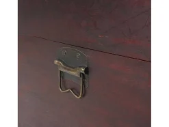 Vente-unique Kleine Opberger En Slaapkameraccessoire-Antibes Houten Kist, Hoekig