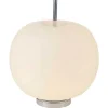 EPIKASA Lamp-Apple Tafellamp, Chroom, Wit, 30X30X35 Cm,