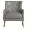 Angel Cerda Fauteuil Leer-Armstoel Met Leren Bekleding 5085