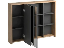 Vente-unique Muurkast Badkamer-Badkamer Muurkast - Naturel Kleur - 100 Cm - Purnal