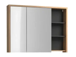 Vente-unique Muurkast Badkamer-Badkamer Muurkast - Naturel Kleur - 100 Cm - Purnal