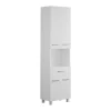 Vente-unique Badkamerkast-Badkamerkast Op Poten - 180 Cm - Wit - Minela