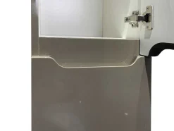 Vente-unique Badkamerkast-Badkamerkolom Hangend Model - Taupekleurig - L30 X B30 X 120 Cm - Stefanie