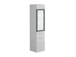 Vente-unique Badkamerkast-Badkamerkolom Zonder Leds - Wit - L30 X B30 X H132 Cm - Laurine
