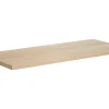 Vente-unique Dubbele Wastafel-Badkamermeubel Met Opzetwastafel Van Steen - Eikenfineer - 120 Cm - Cosmoti