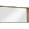 OZAIA Accessoires & Spiegels-Badkamerspiegel Met Rand, Licht Naturel - L120 X H55 Cm - Quadra