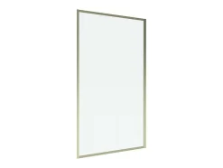 Shower & Design Badscherm-Badscherm Goudkleurig Industriele Stijl 80 X 140 Cm Gehard Glas Bradenton