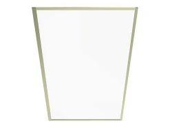 Shower & Design Badscherm-Badscherm Goudkleurig Industriele Stijl 80 X 140 Cm Gehard Glas Bradenton