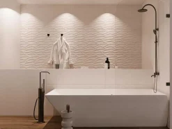 Shower & Design Badscherm-Badscherm In Industriele Stijl Met Afgeronde Hoeken - 80 X 140 Cm - Timour