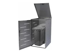 Vente-unique Tuinhuis-1-Bak/2-Bak Bekleding Mcw-E83, Roestvrij Staal 35Kg