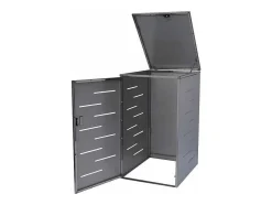 Vente-unique Tuinhuis-1-Bak/2-Bak Bekleding Mcw-E83, Roestvrij Staal 35Kg