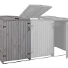 Vente-unique Tuinhuis-1-Bak/2-Bak Bekleding Mcw-H74, Antracietgrijs