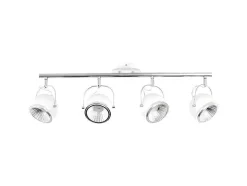 EPIKASA Tuinlamp-Ball Spot, Chroom, Wit, 80X13X23 Cm,