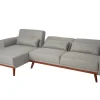 Vente-unique Klik-Klak En Bz Slaapbank-Bank Mcw-J20, Grijs