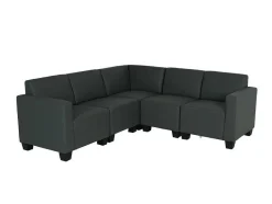 Vente-unique Bankstel 3+2-Bankstel Moncalieri 5, Donkergrijs