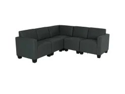 Vente-unique Bankstel 3+2-Bankstel Moncalieri 5, Donkergrijs