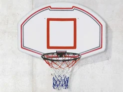 Vente-unique Spel Voor Buiten-Basketbalnet Voor Aan De Muur, Wit - B111 X H77 Cm - Bemidji