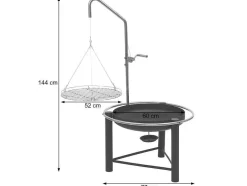 Vente-unique Buitenkeuken-Bbq Draaigrill Mcw-K92,