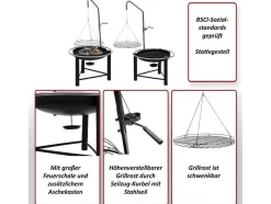 Vente-unique Buitenkeuken-Bbq Draaigrill Mcw-K92,